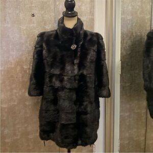 Genuine mink fur coat/jacket, M
